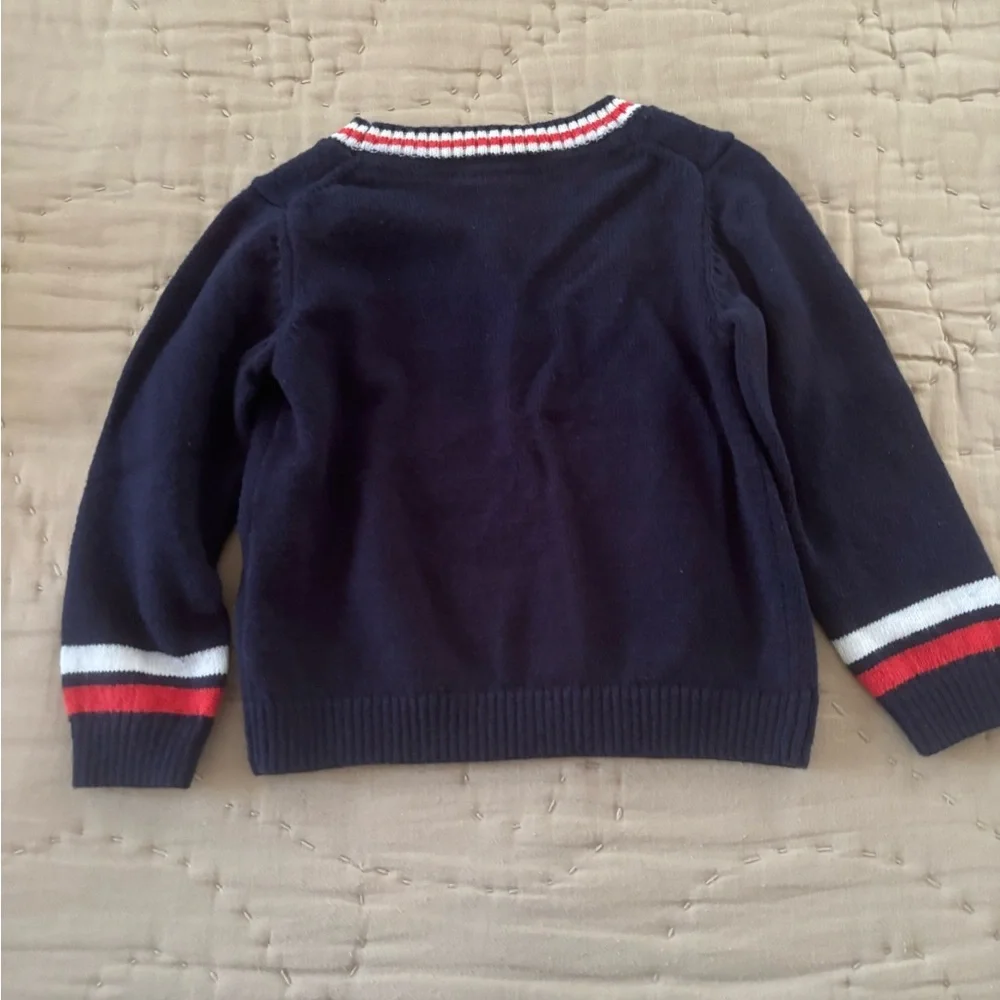 Janie and Jack Bulldog sweater - Picture 2 of 3